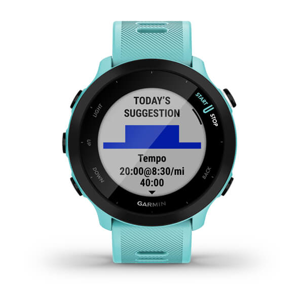 Smartwatch GARMIN FORERUNNER 55 AQUA GREEN