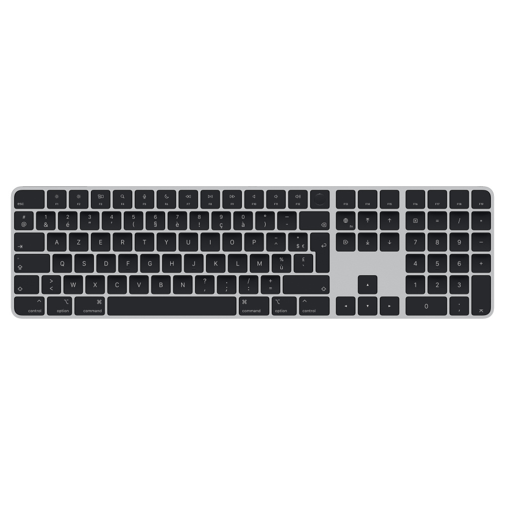 Toetsenbord Apple Magic Keyboard Ned. AZERTY +Num.+TouchID Black