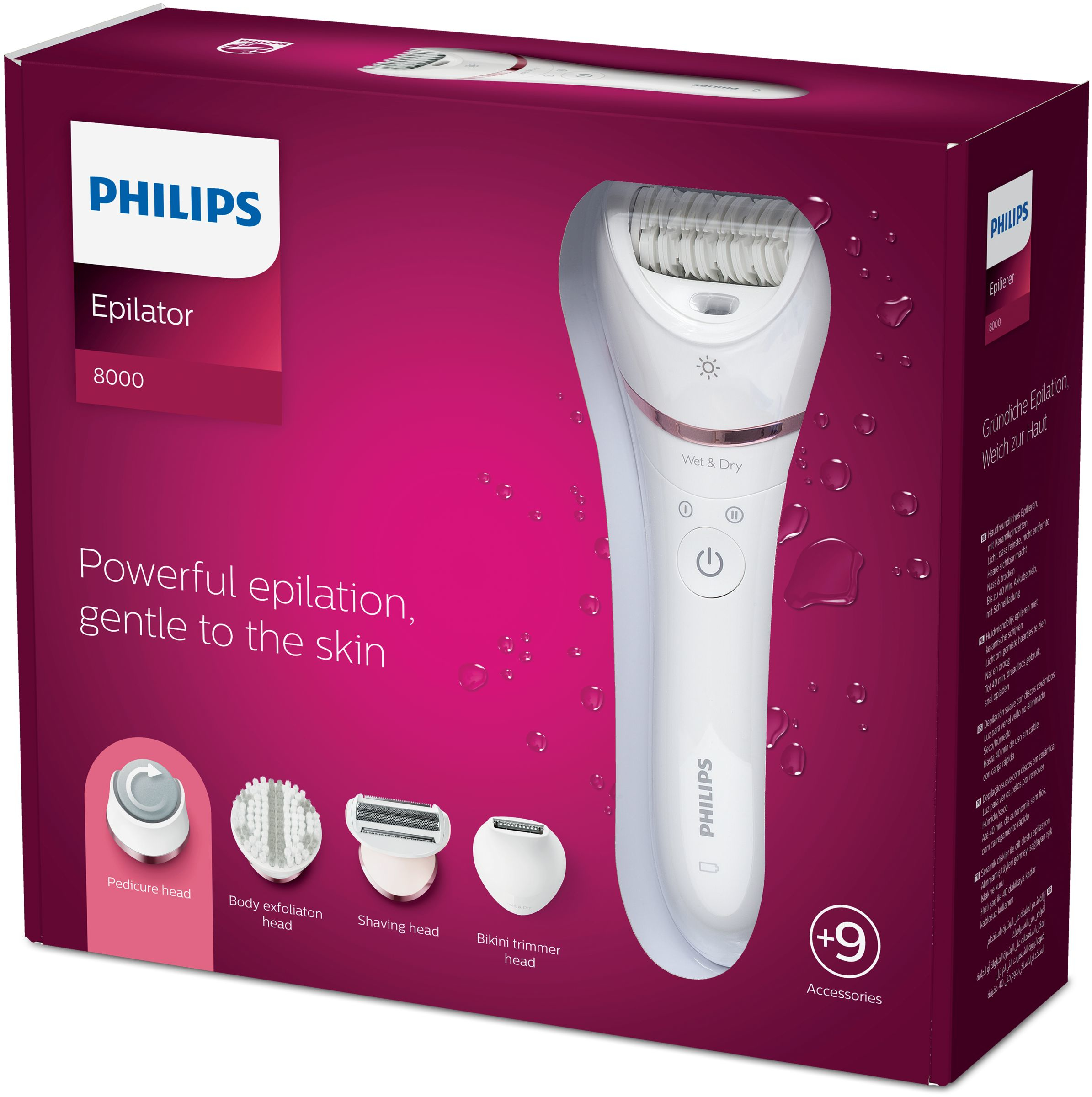 Epilator PHILIPS BRE740/10
