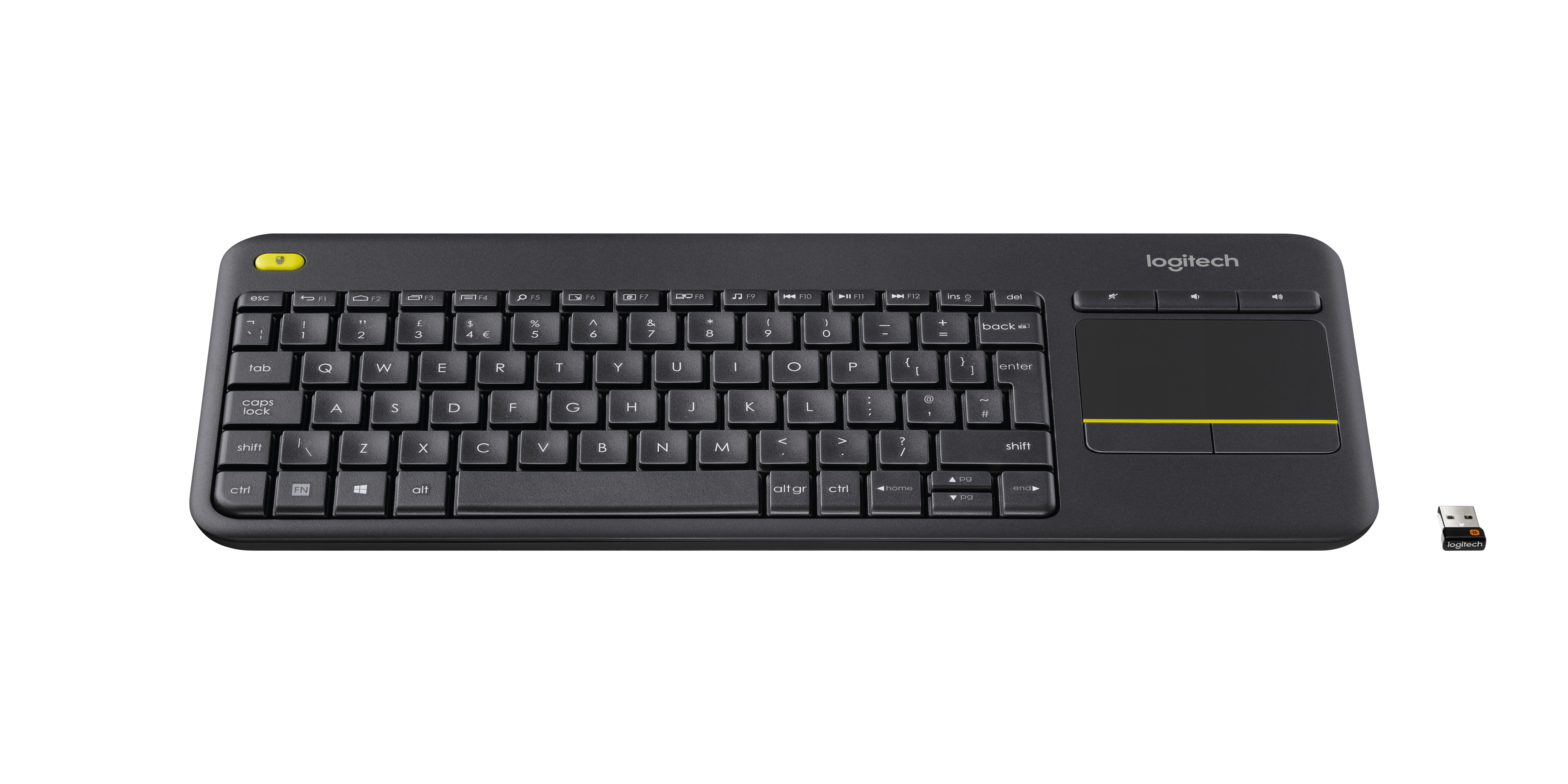 Toetsenbord LOGITECH 920-007131 K400 Plus Wireless BL