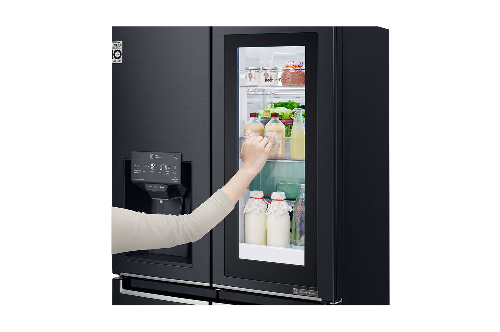 Koelkast LG GMX844MCKV / French Door / Smal model / 83cm