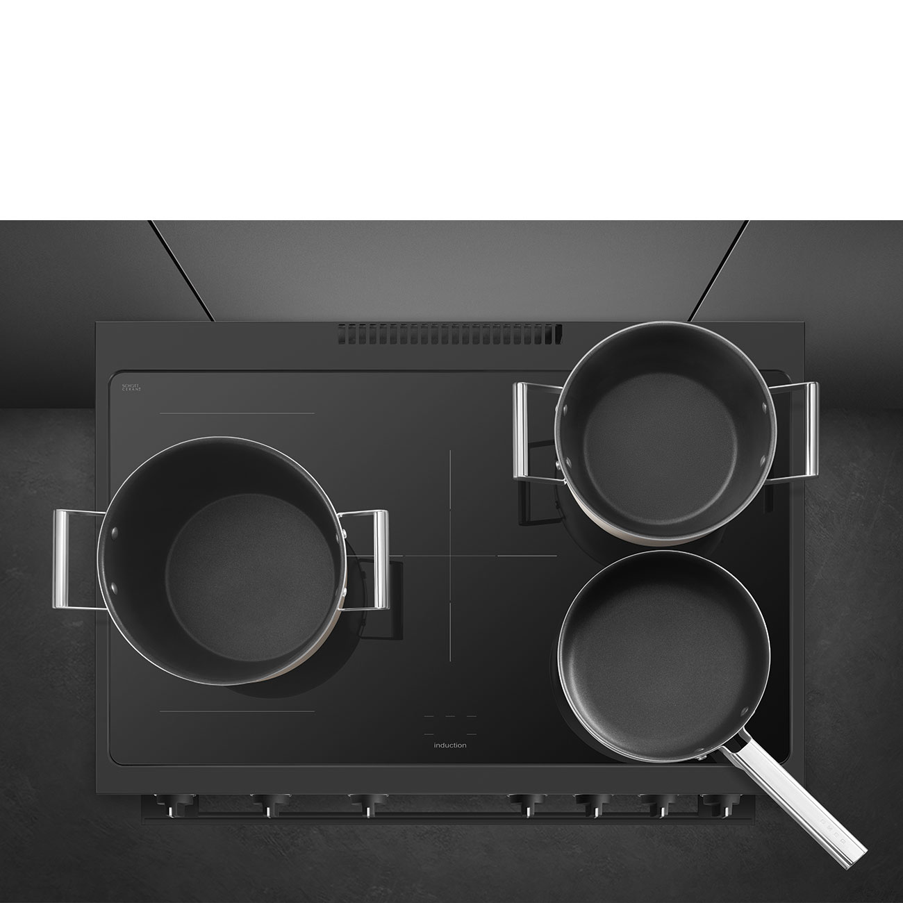 Smeg Master B95IMAN9 fornuis Vrijstaand fornuis Electrisch Keramisch Antraciet A