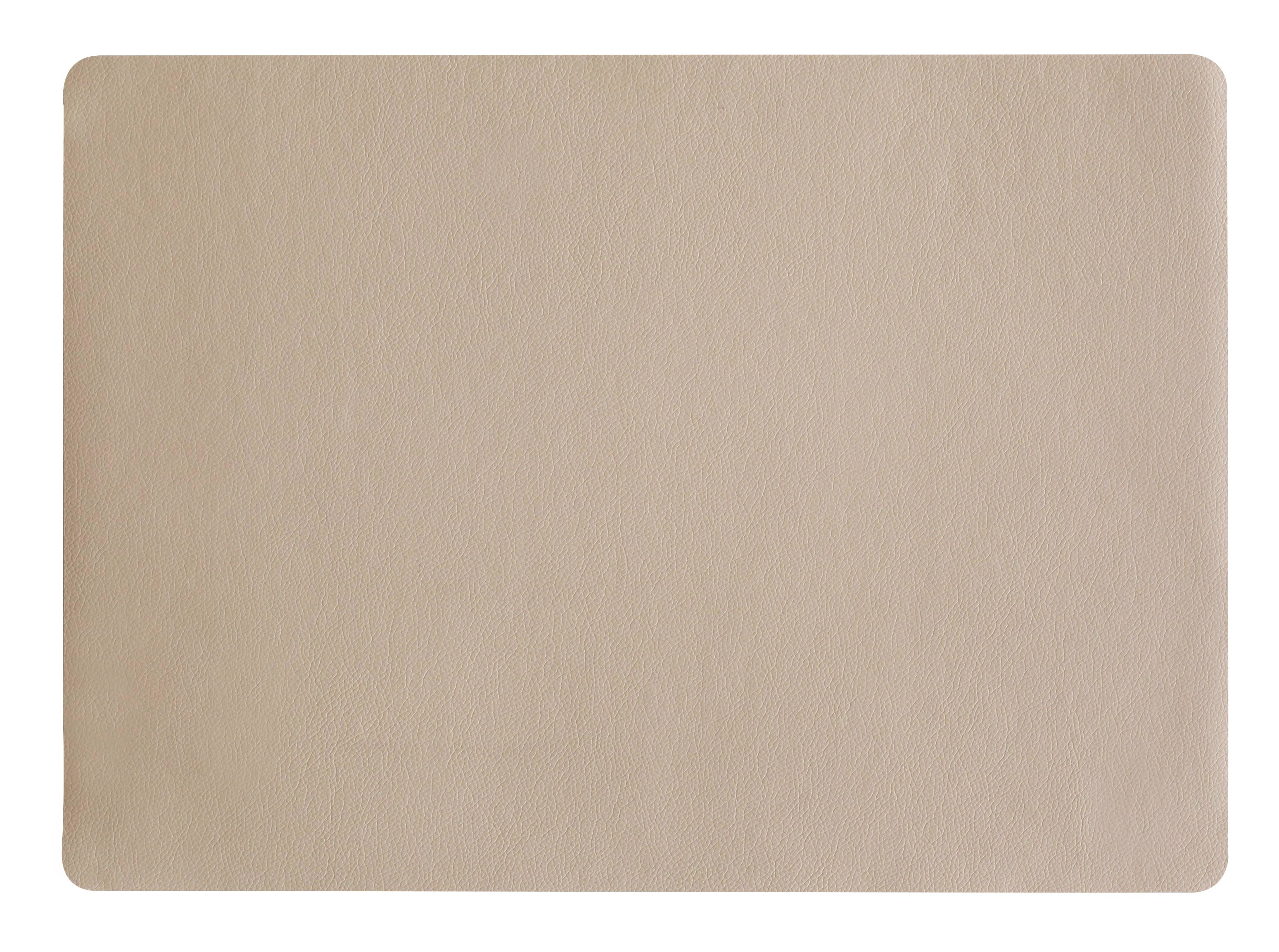 Placemat ASA 7801420 Leather Optic Fine / 46x33cm / Stone
