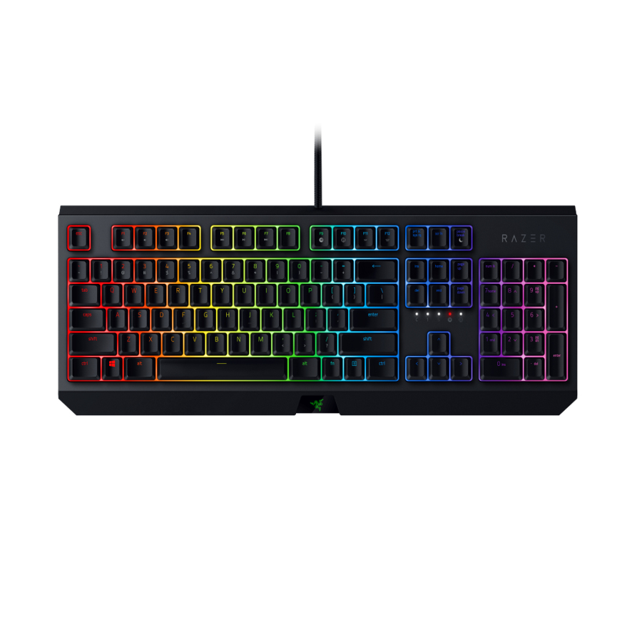 Razer BlackWidow toetsenbord Gamen USB AZERTY Zwart