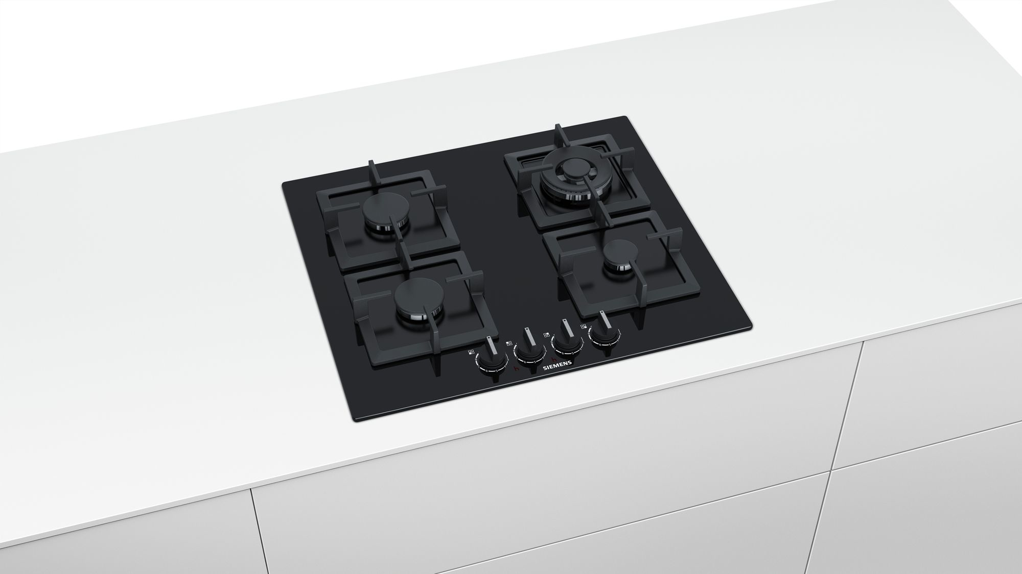 Siemens EP6A6HB20 kookplaat Zwart Ingebouwd Gaskookplaat 4 zone(s)