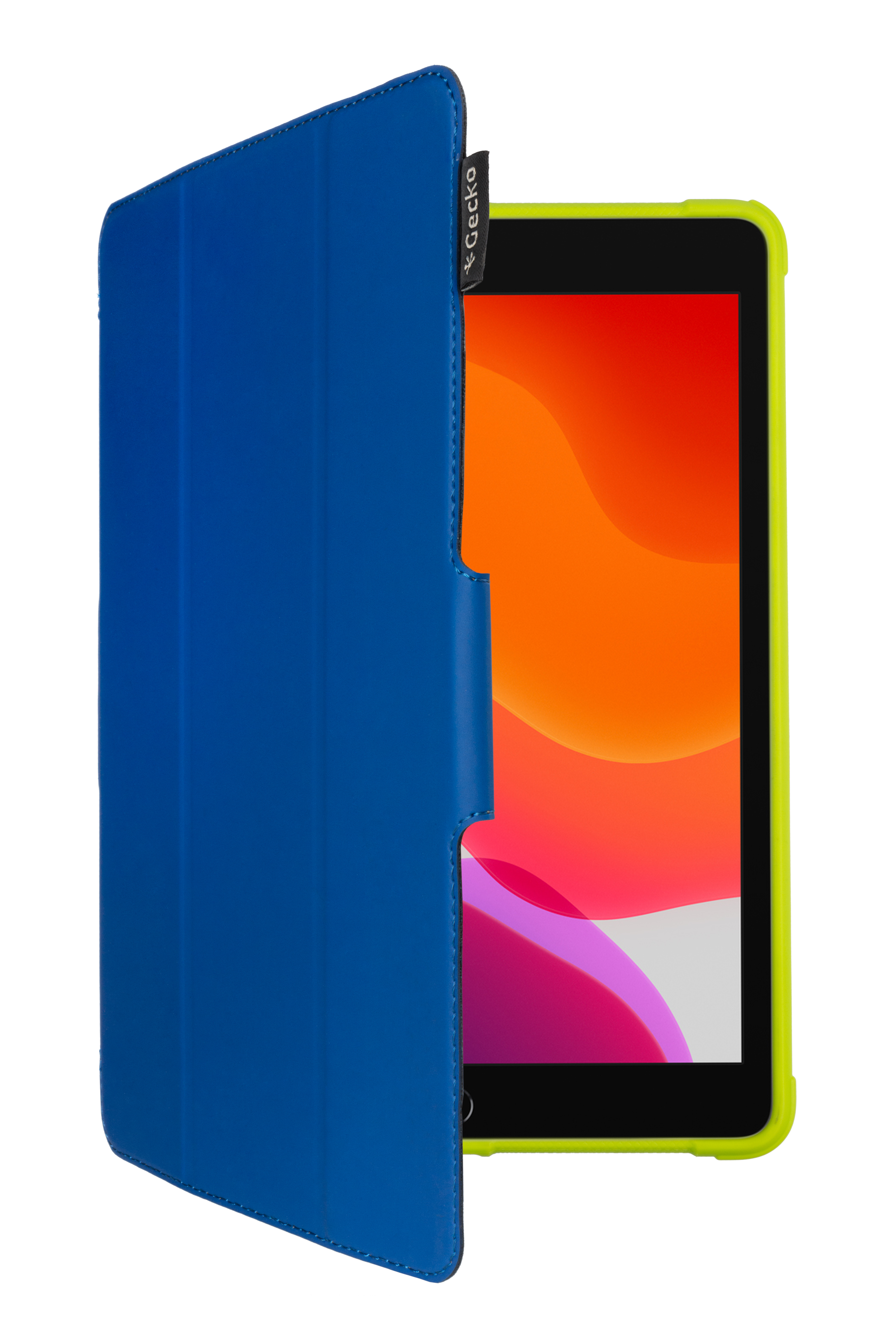 Gecko Super Hero Cover iPad 7/8/9th gen blauw/groen