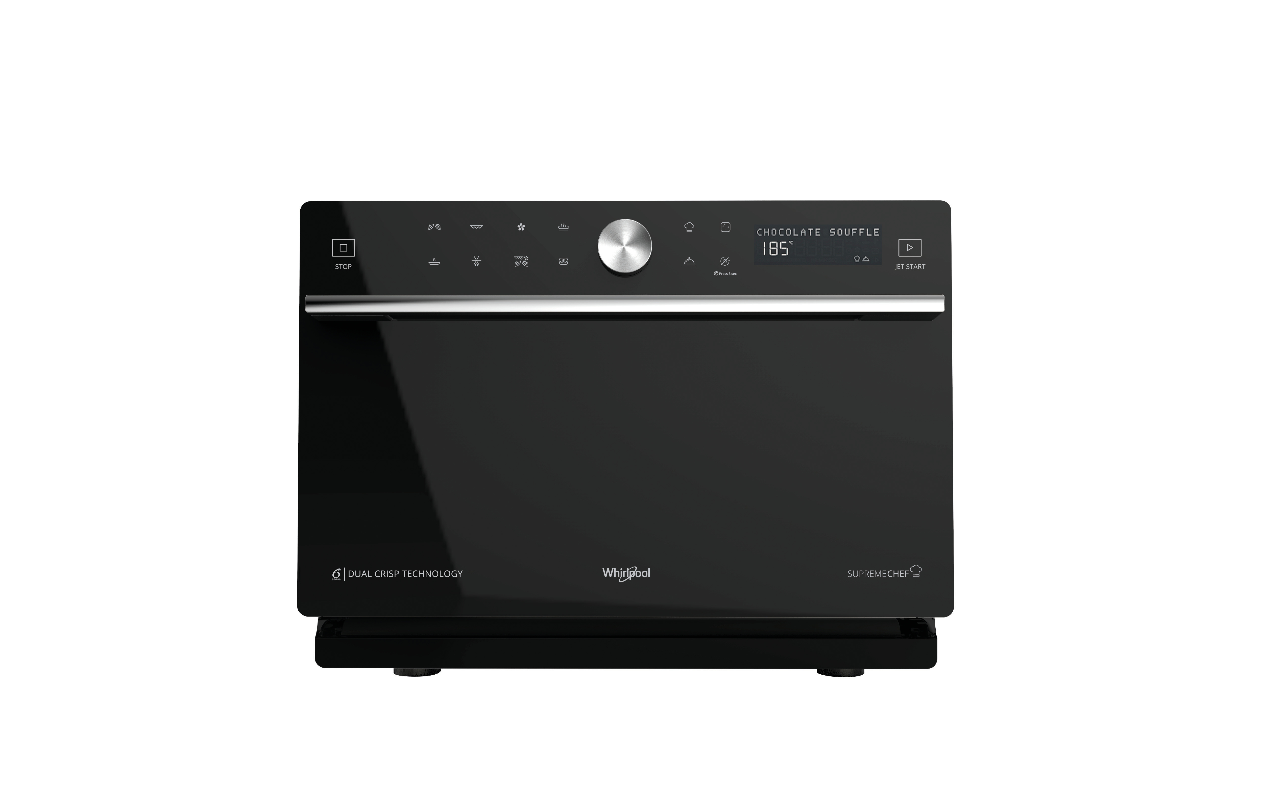 Whirlpool MWP 3391 SB Aanrecht Combinatiemagnetron 33 l 1000 W Zwart, Zilver