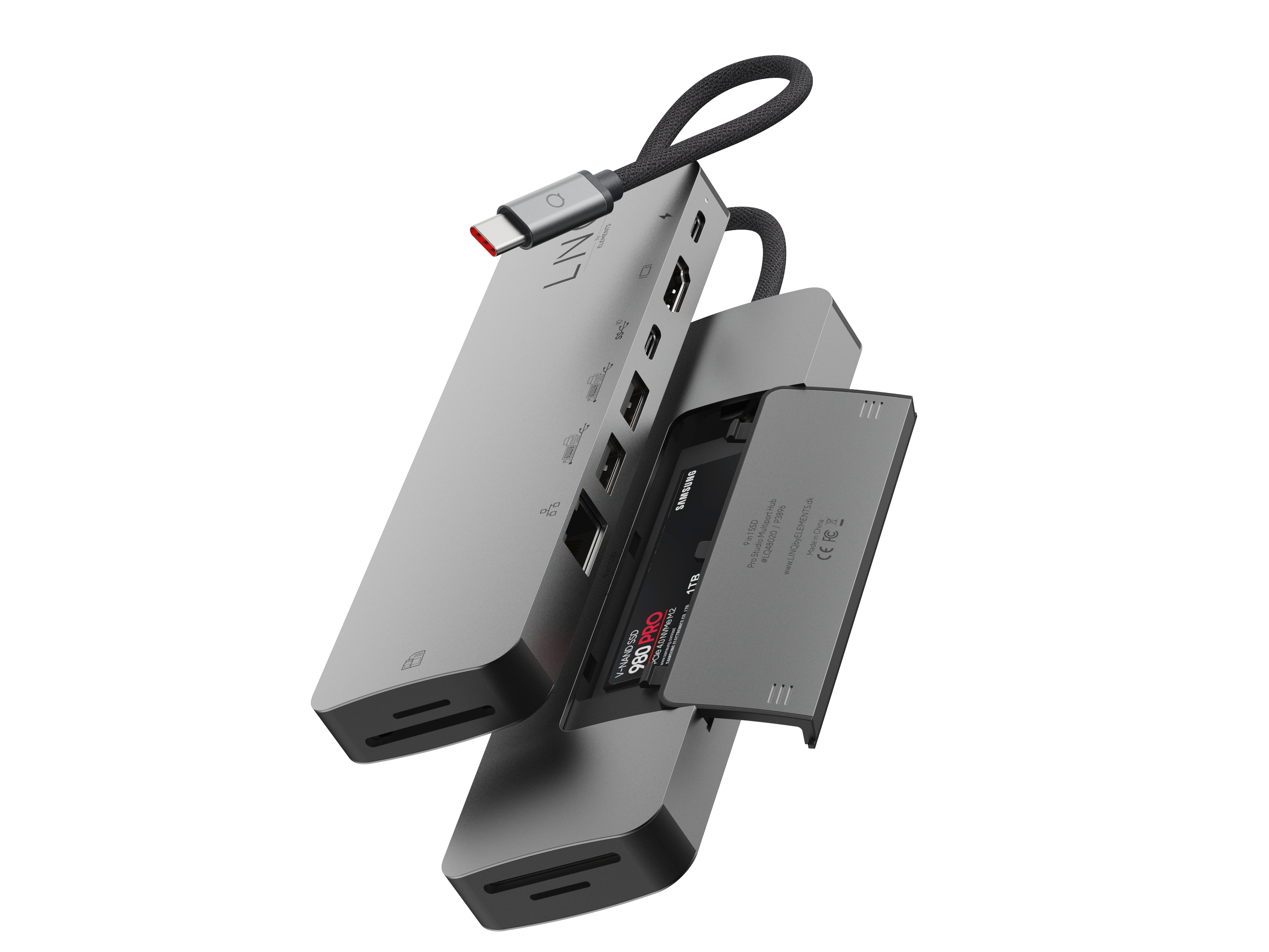 Linq byELEMENTS 9 in 1 Pro SSD Hub
