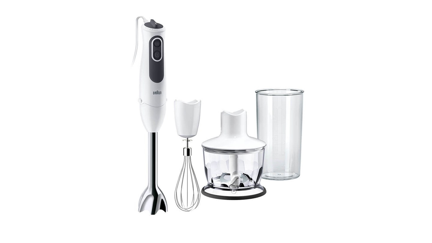 Braun MQ 3135 WH Sauce 0,5 l Staafmixer 750 W Zwart, Wit