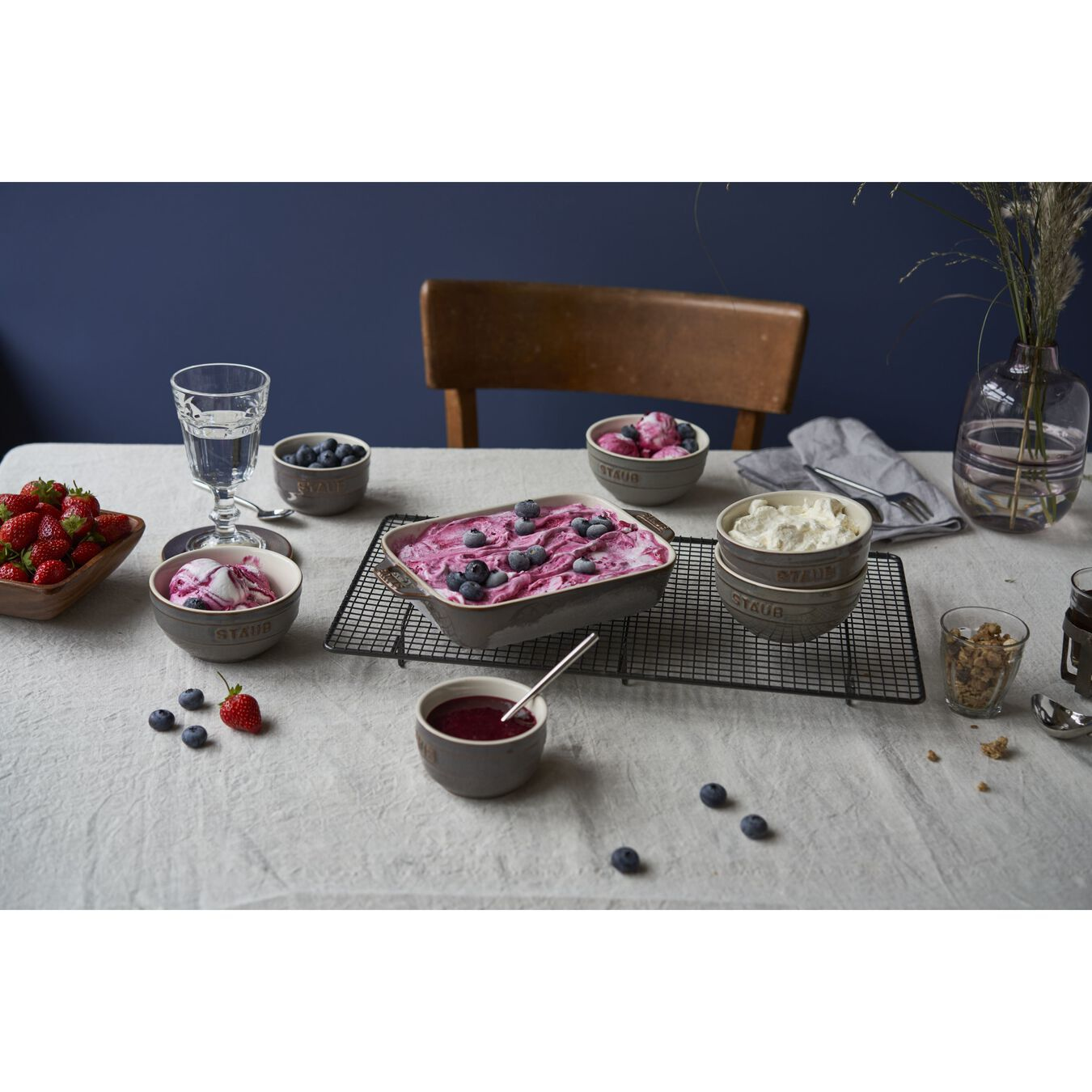 Ovenschalenset STAUB 40511-922-0 27x20cm + 20x16cm Grey