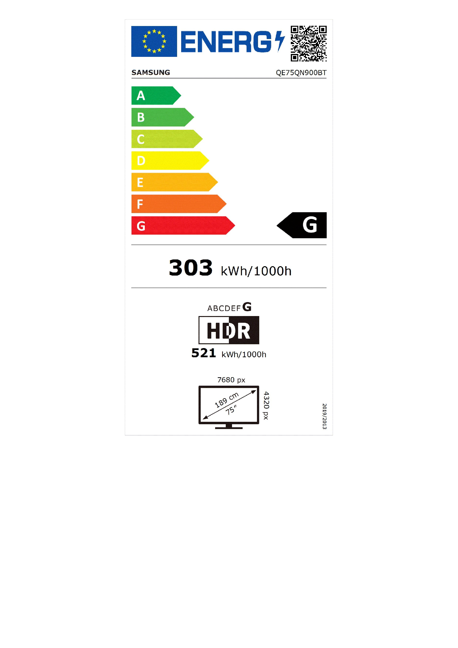 TV Samsung QLED QE75QN900BTXXN