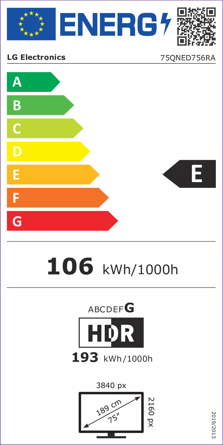 QNED TV LG 75QNED756RA