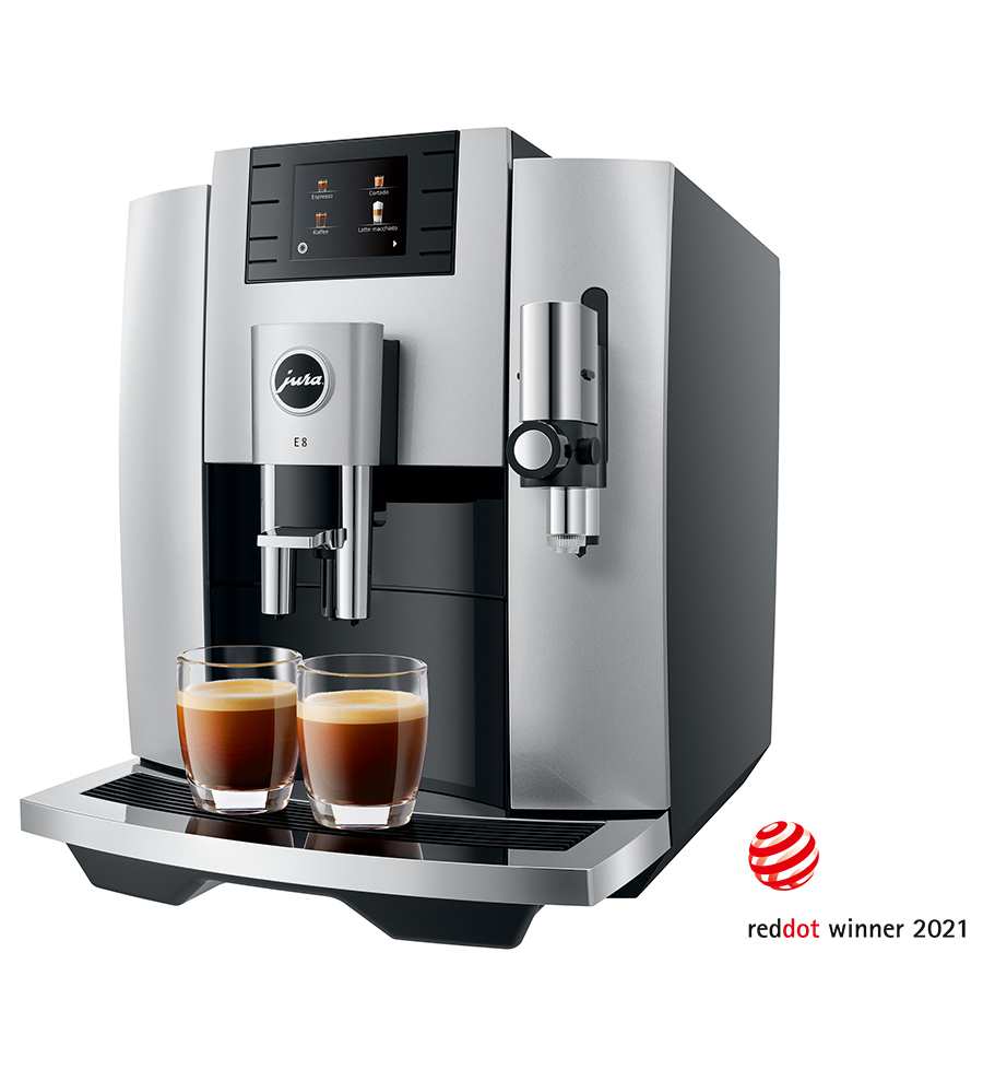 Espresso JURA E8 15336 Moonlight Silver