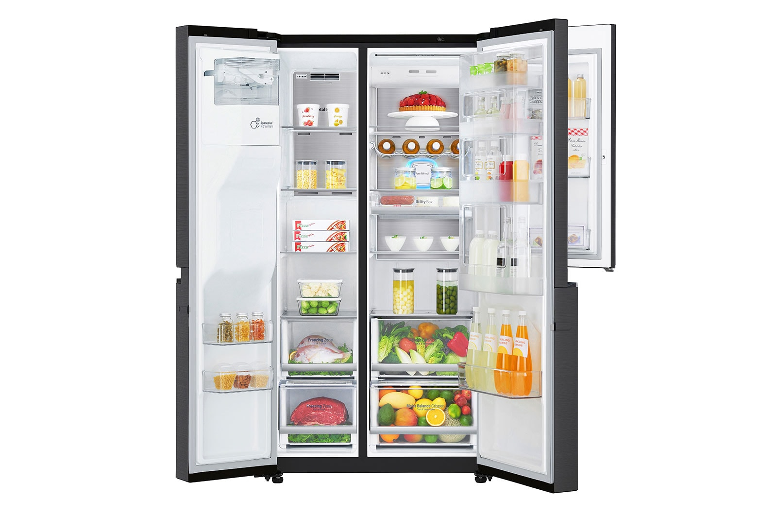 LG GSJ960MCCZ amerikaanse koelkast Vrijstaand 625 l E Zwart