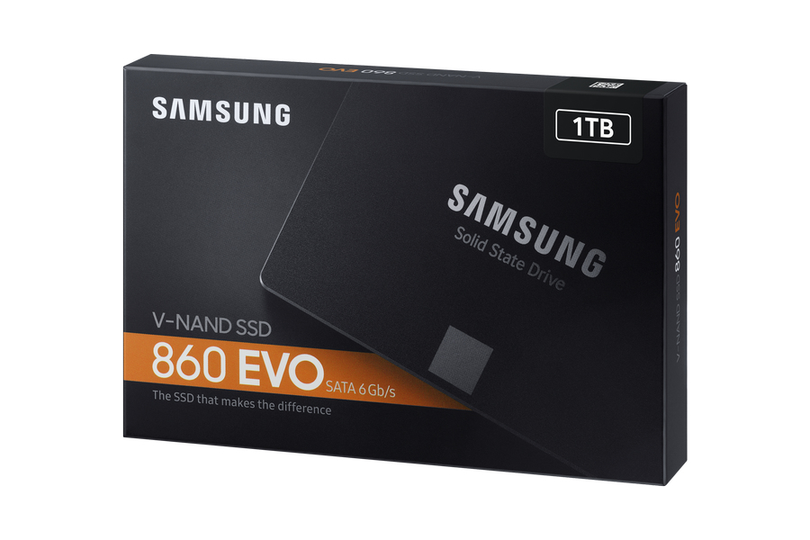 SSD Intern SAMSUNG MZ-76E1T0B/EU SSD 860 EVO 1TB 2,5" MZ-76E