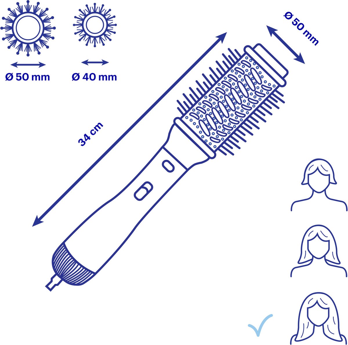 Blaasborstel BABYLISS AS952E Big Hair Dual