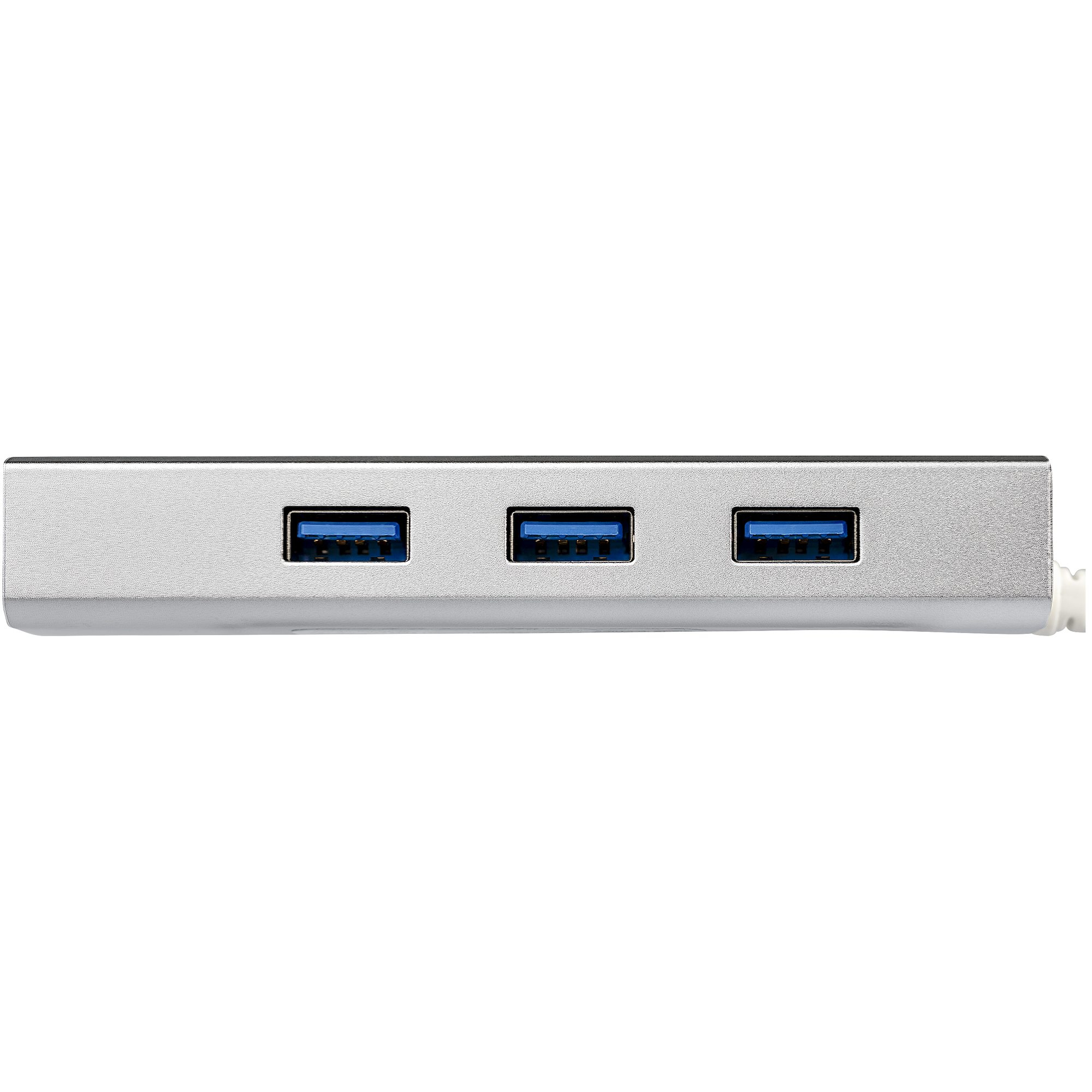 StarTech.com 3-Port USB Hub met Ethernet, USB-A Ports, Gigabit Ethernet/GbE, USB 5Gbps, Robuust Ontwerp, Bus-Powered, Compacte USB 3.0 Laptop Hub