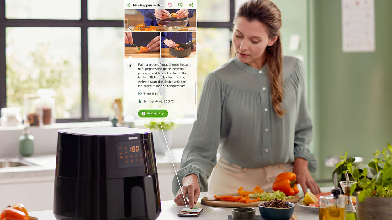 Heteluchtfriteuse PHILIPS HD9280/70 Airfryer Essential XL