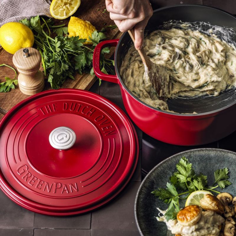 Cocotte GREENPAN CC005432-001 Featherweights Rood 22cm