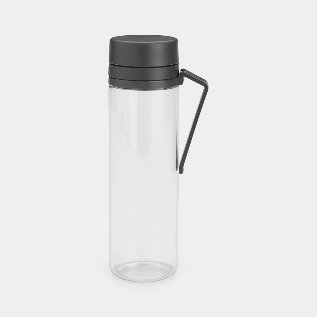 Drinkfles met zeef BRABANTIA Make&Take Dark Grey