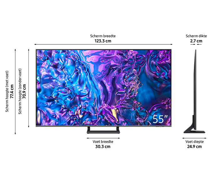 QLED TV SAMSUNG QE55Q77DATXXN