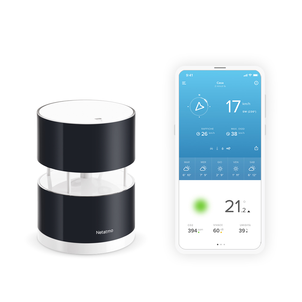Netatmo Wind Gauge smart home milieu-sensor Draadloos