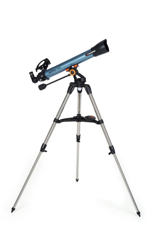Celestron Inspire 70AZ Réfracteur 35x Noir, Bleu