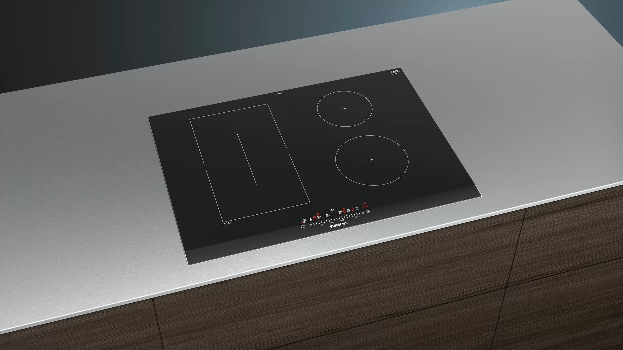 Siemens iQ500 ED775FSC5E kookplaat Zwart Ingebouwd 70 cm Inductiekookplaat zones 4 zone(s)