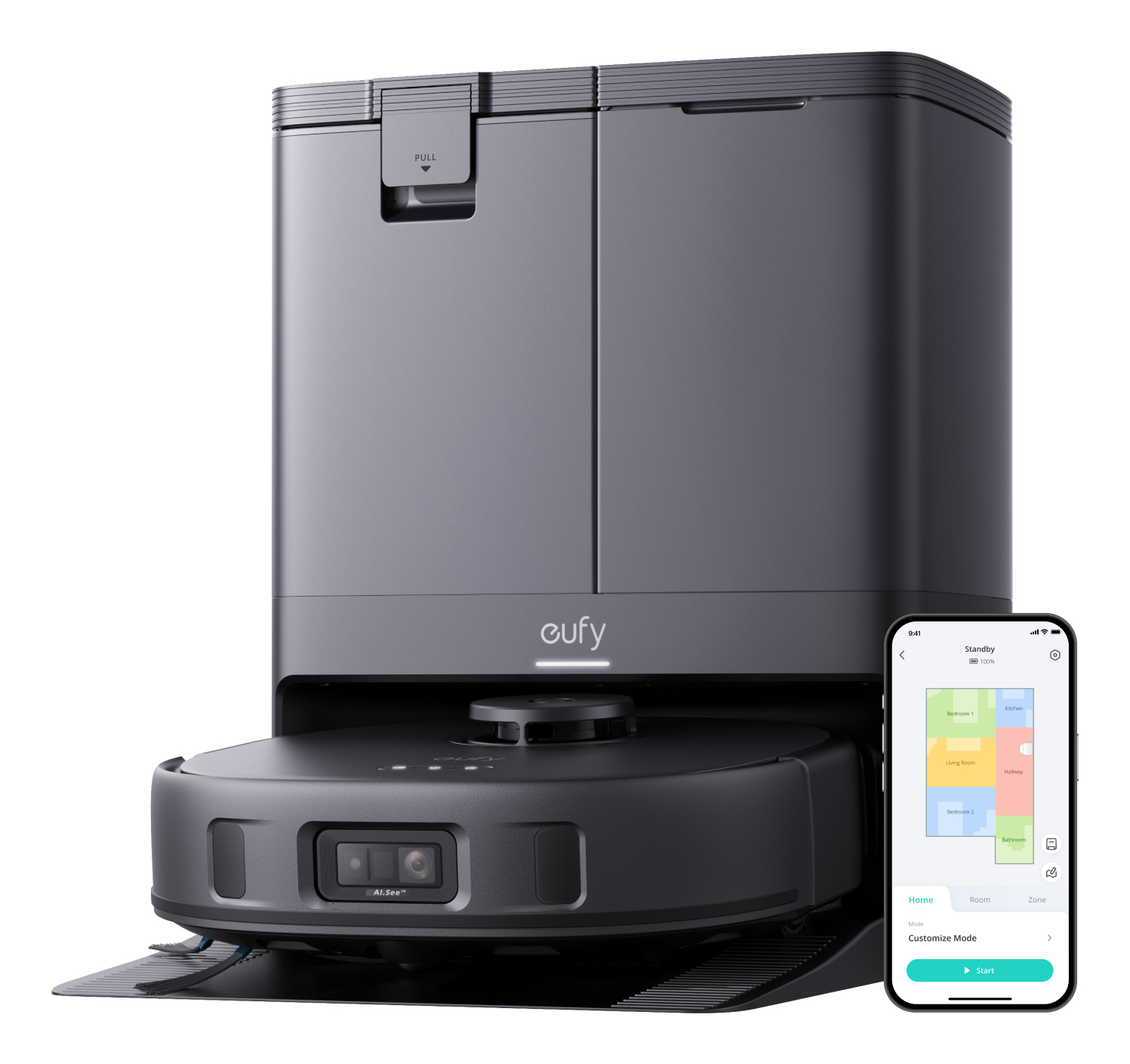 Robotstofzuiger EUFY T2351G11 X10 Pro Omni