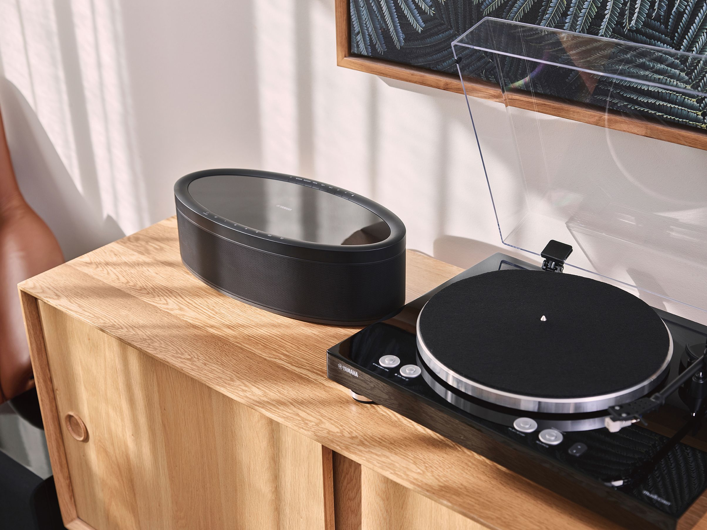 Platenspeler Yamaha Vinyl 500 zwart MusicCast
