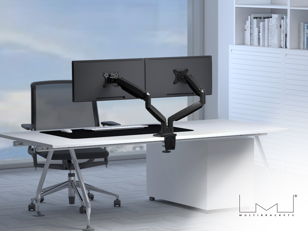Multibrackets 3286 flat panel bureau steun 68,6 cm (27") Zwart, Zilver