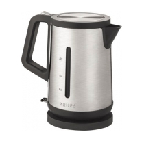 Krups BW442D waterkoker 1,7 l 2400 W Zwart, Roestvrijstaal