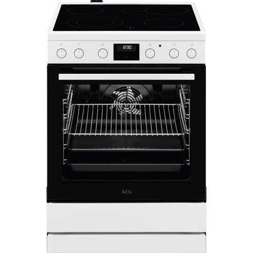 AEG CCB6441BBW Cuisinière Electrique Céramique Noir, Blanc