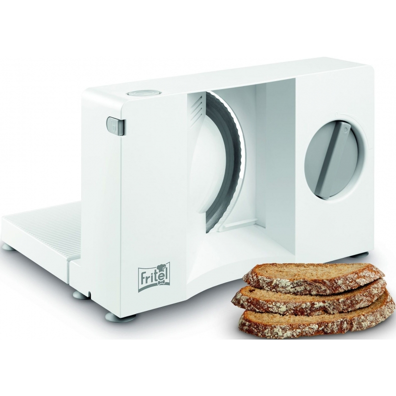 Fritel SL 3080 trancheuse Electrique 120 W Blanc Plastique, Acier inoxydable
