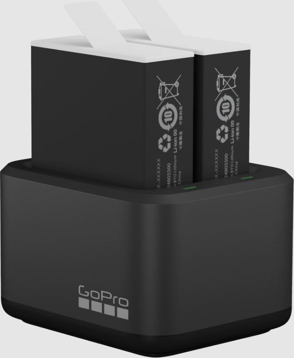 GoPro Dual Battery Charger + Enduro Battery Hero 9 > 12