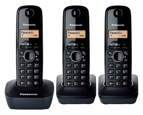 Panasonic dect kxtg1613blh trio noir