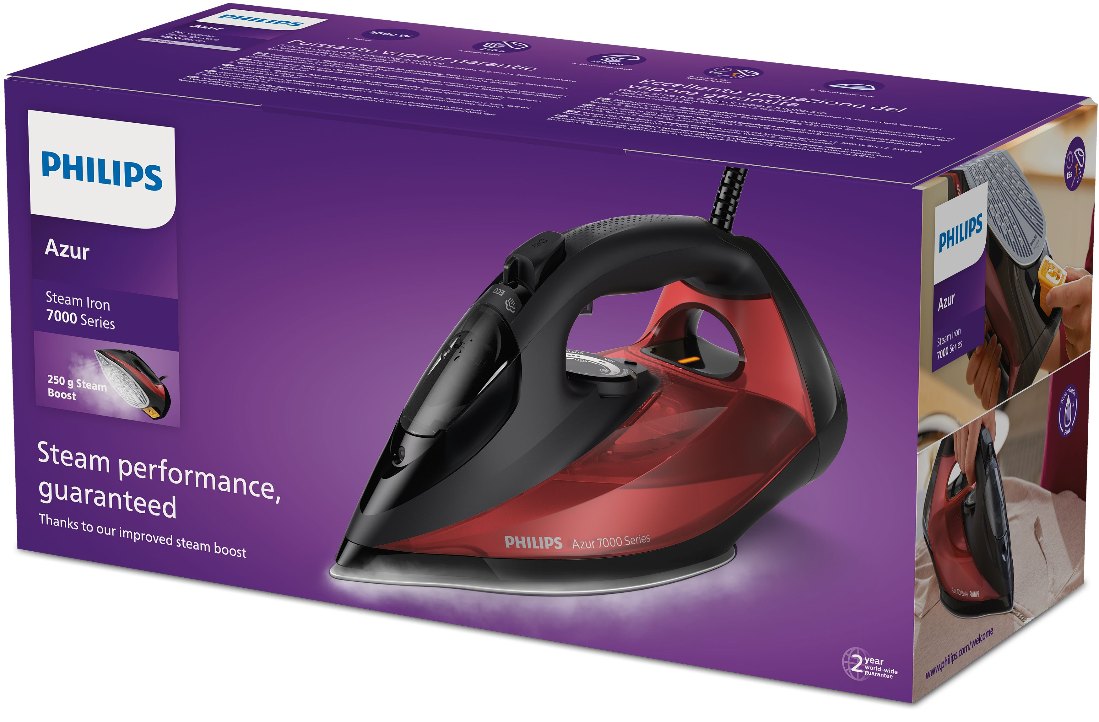Stoomstrijkijzer PHILIPS DST7022/40 2800W