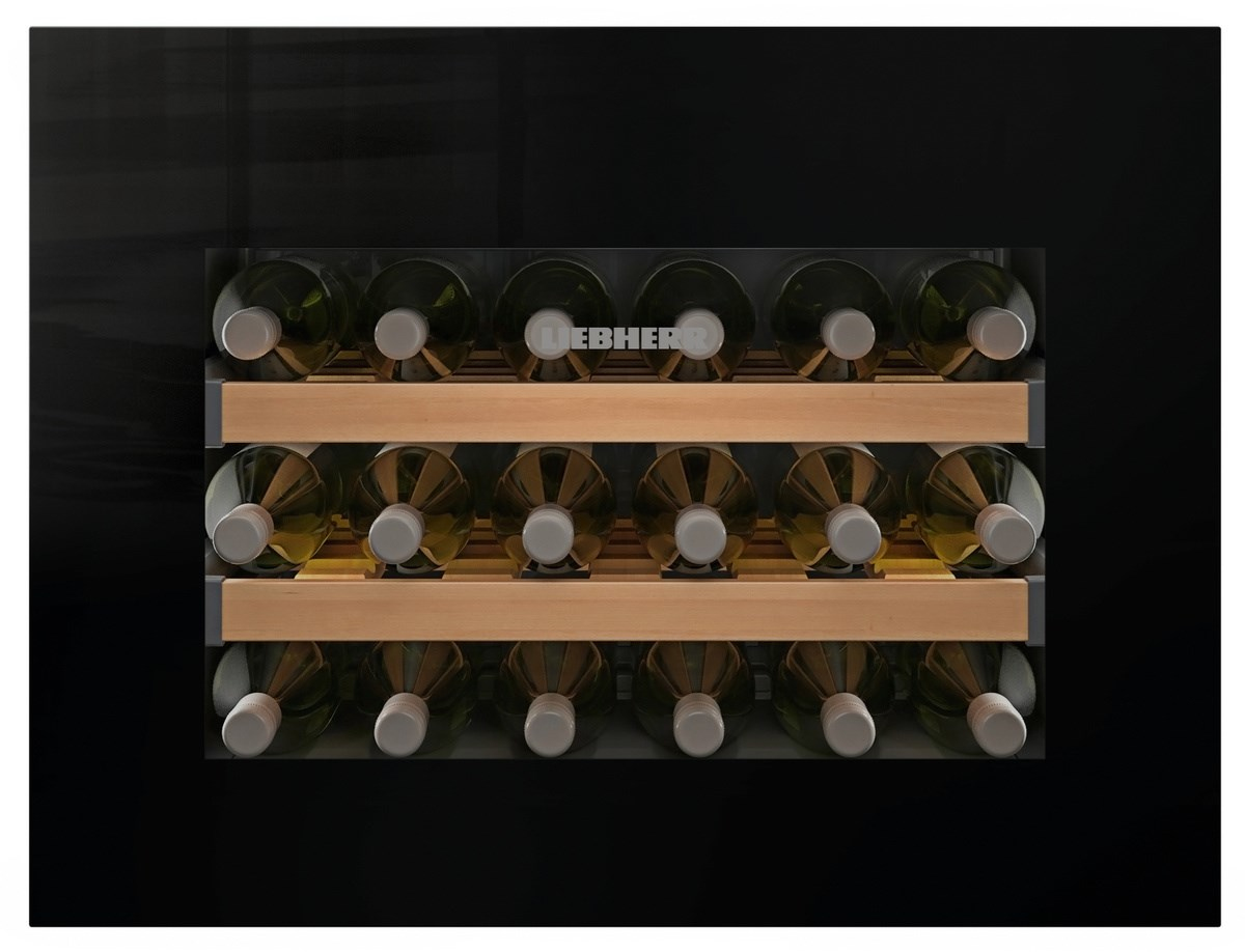 Liebherr WKEgb 582 GrandCru Ingebouwd Zwart 18 fles(sen)