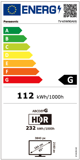 LED LCD TV PANASONIC TV-65W90AEG