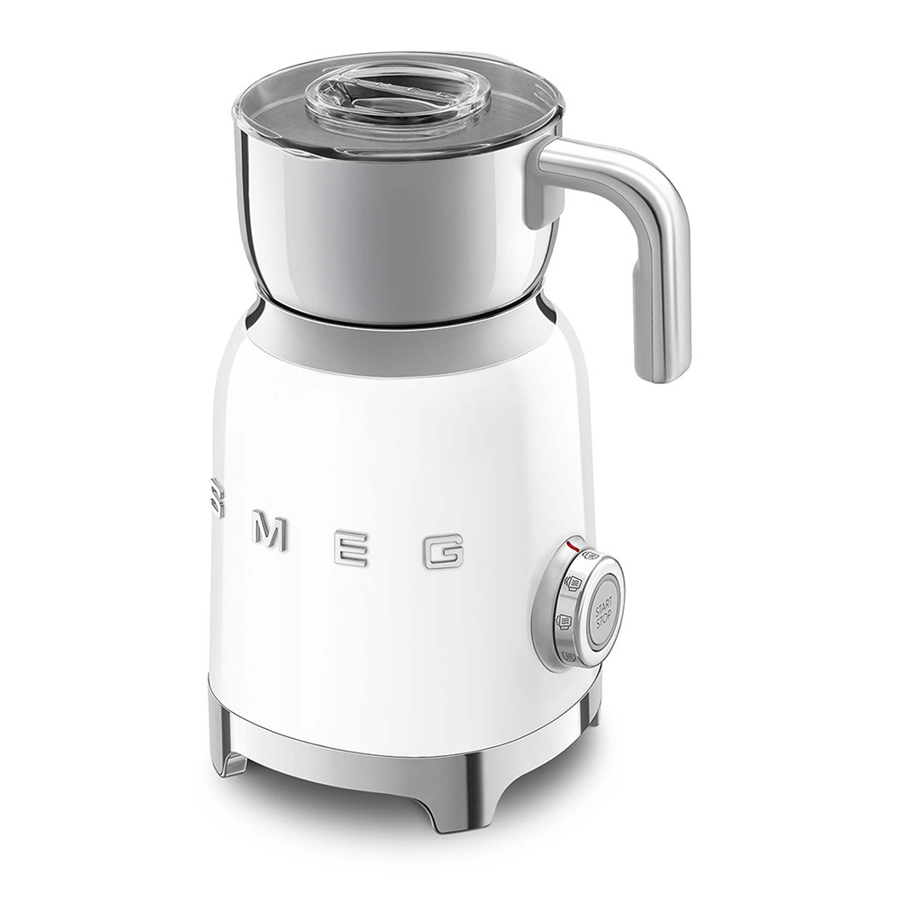 SMEG MOUSSEUR À LAIT BLANC MFF11WHEU
