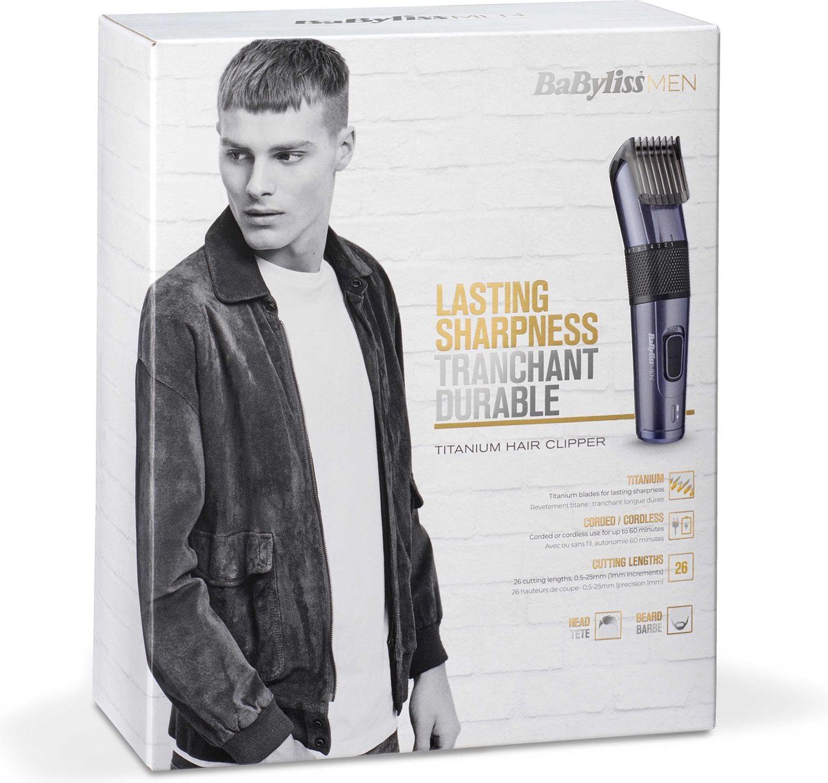 Tondeuse BABYLISS E976E Titanium