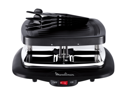 Moulinex re140812 raclette 4 personne(s) 700 W Noir