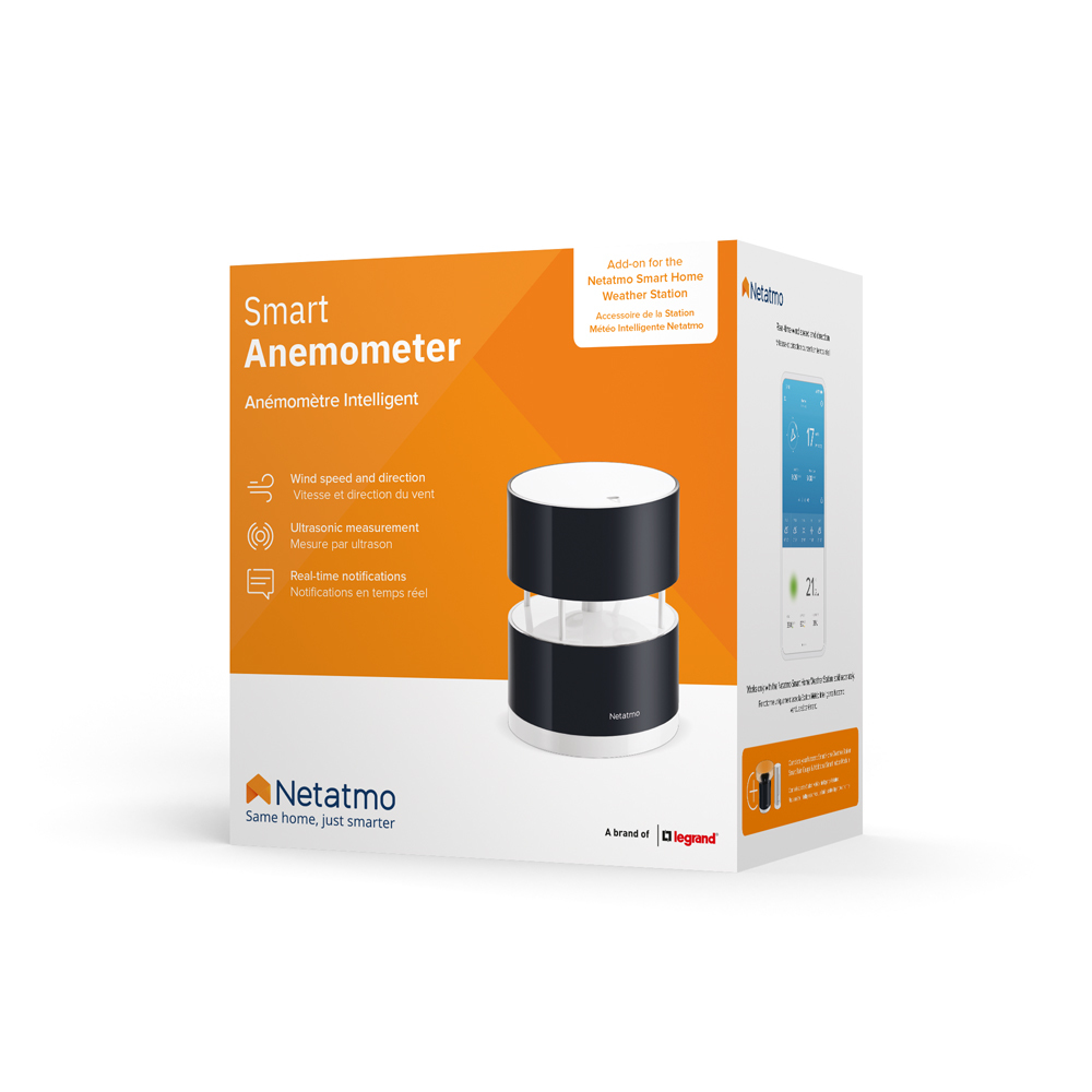 Netatmo Wind Gauge smart home milieu-sensor Draadloos