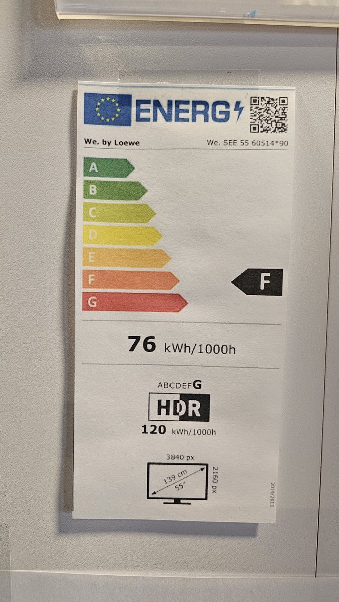 LED TV We by Loewe SEE 55 Coral Red