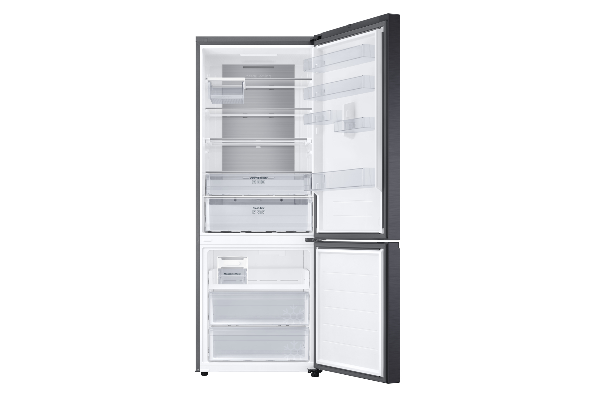 Combi-koelkast SAMSUNG RB53DG706AB1/EF / 203cm / 370-168l / A 