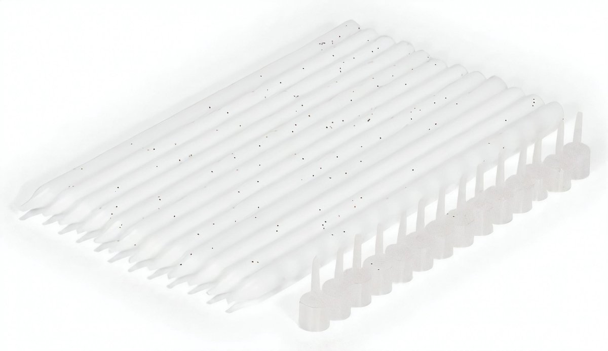 Verjaardagskaarsjes Patisse 80.PA19381 14cm 12st