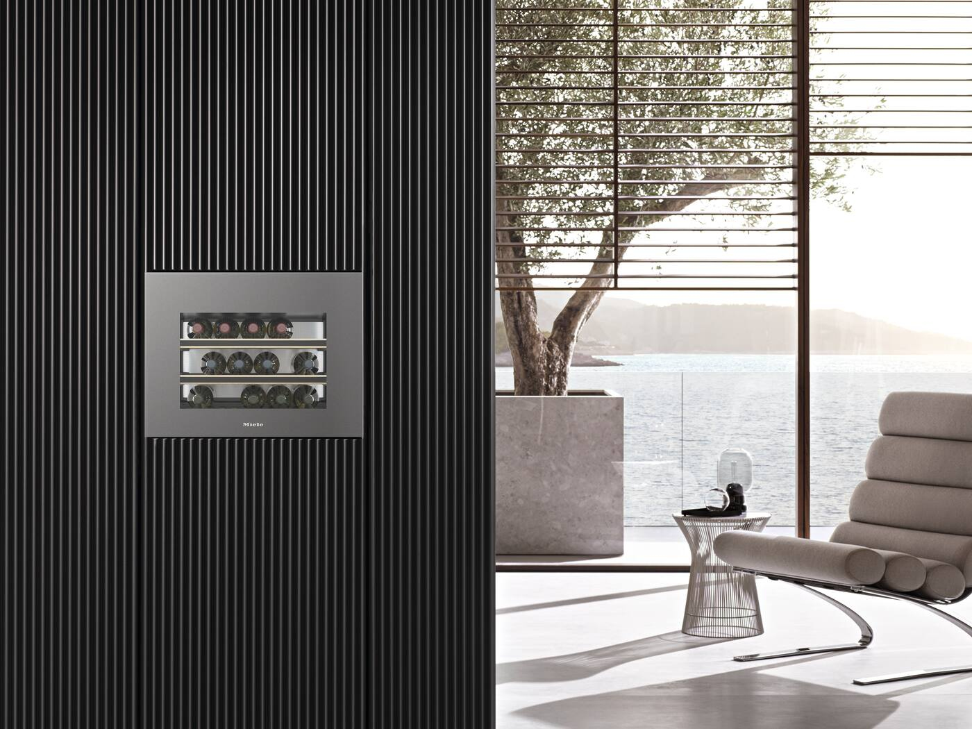 Miele 11186570 refroidisseur à vin Intégré Graphite, Gris 18 bouteille(s)