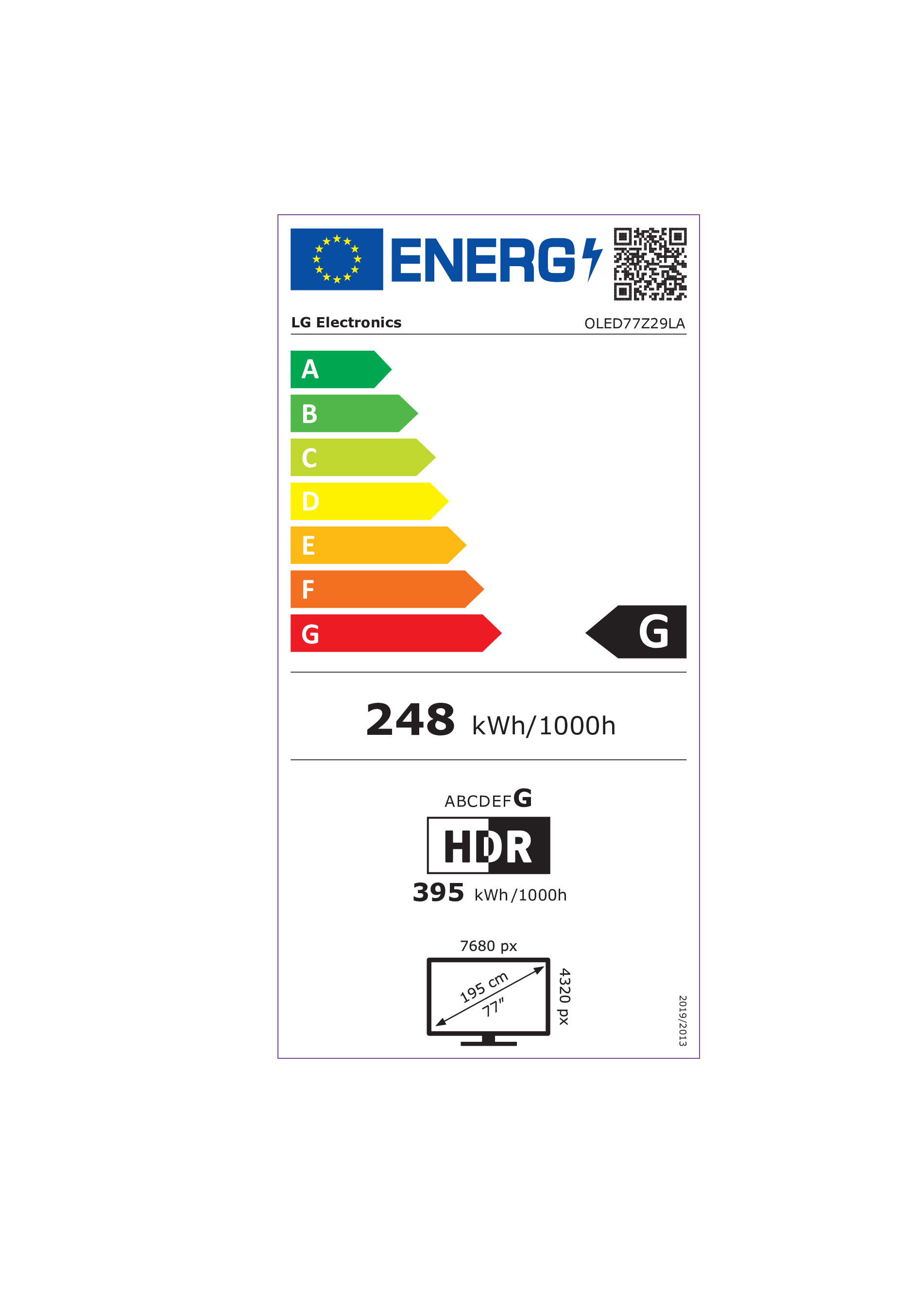 OLED TV LG OLED77Z29LA 8K