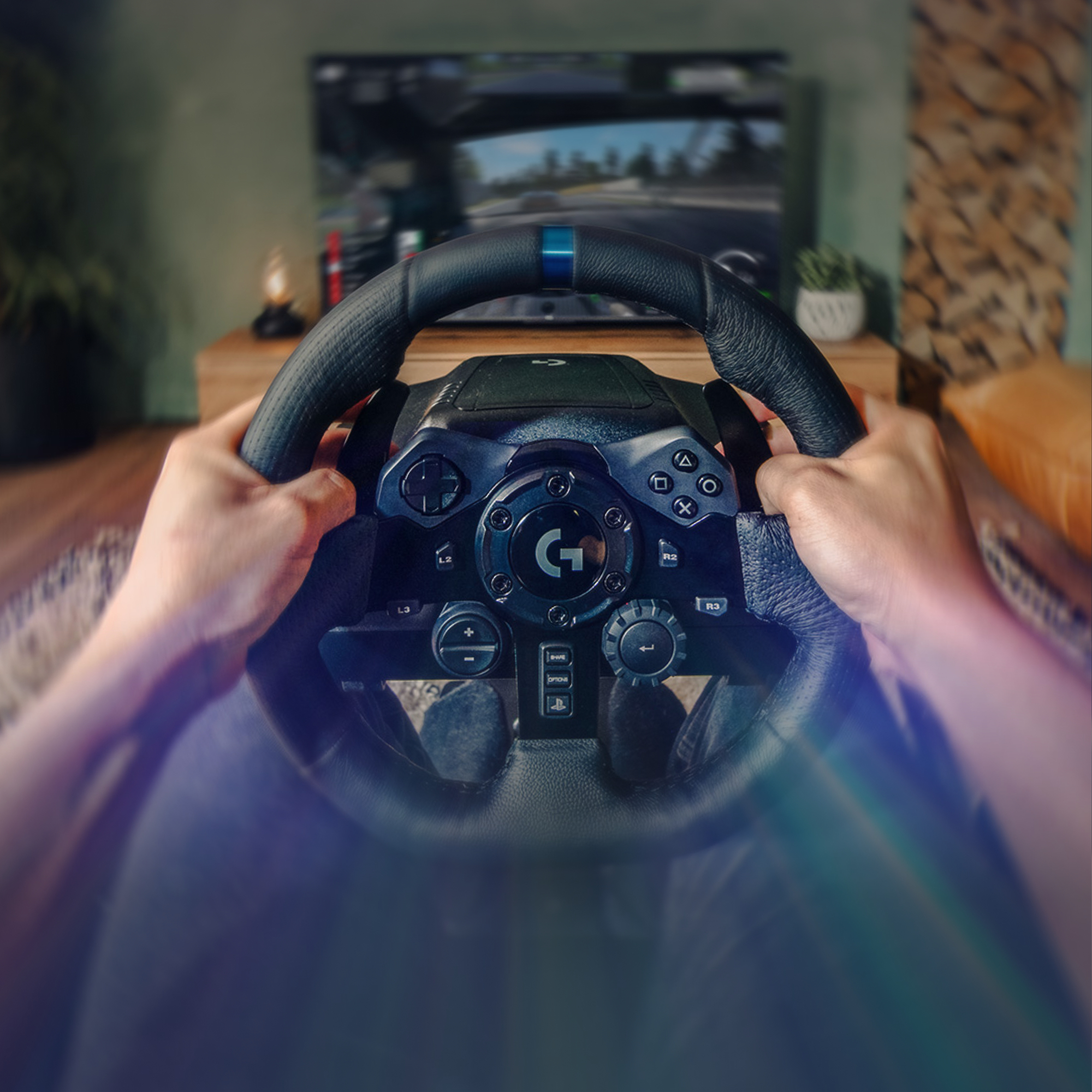 Logitech G G923 Zwart USB Stuurwiel & pedalen PC PS4