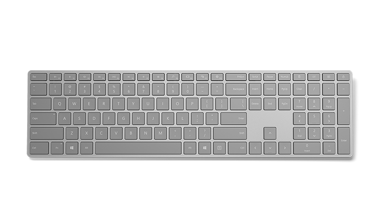 Microsoft 3YJ-00006 toetsenbord voor mobiel apparaat Belgisch Bluetooth Grijs